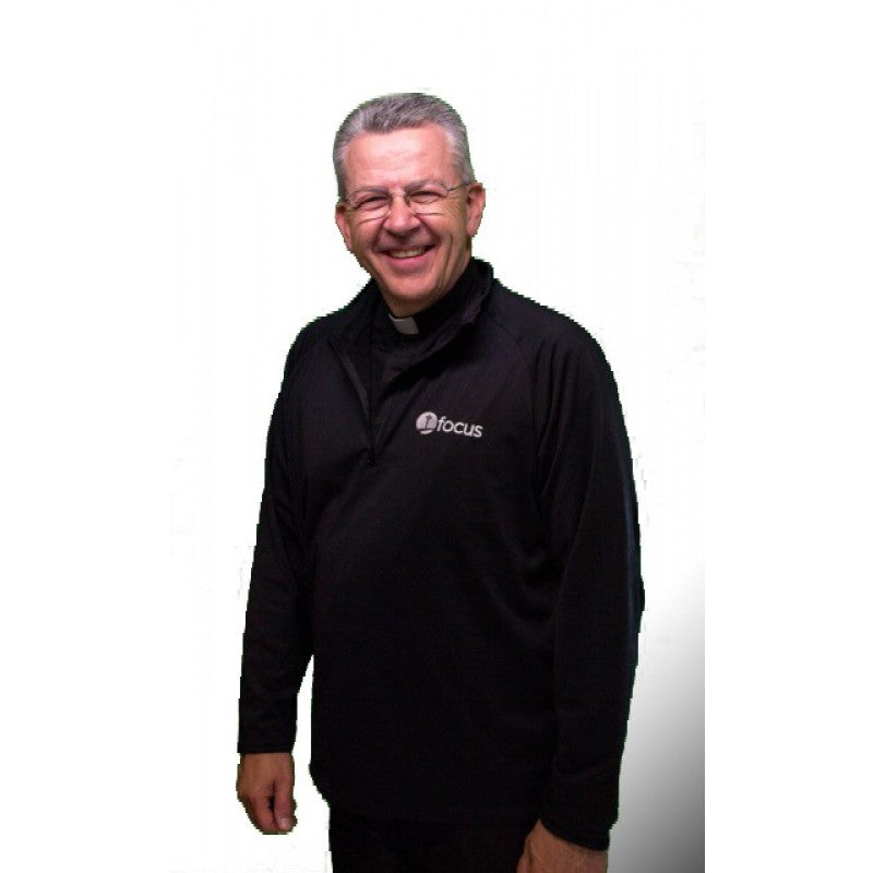 Men's Half Zip Pullover - Black