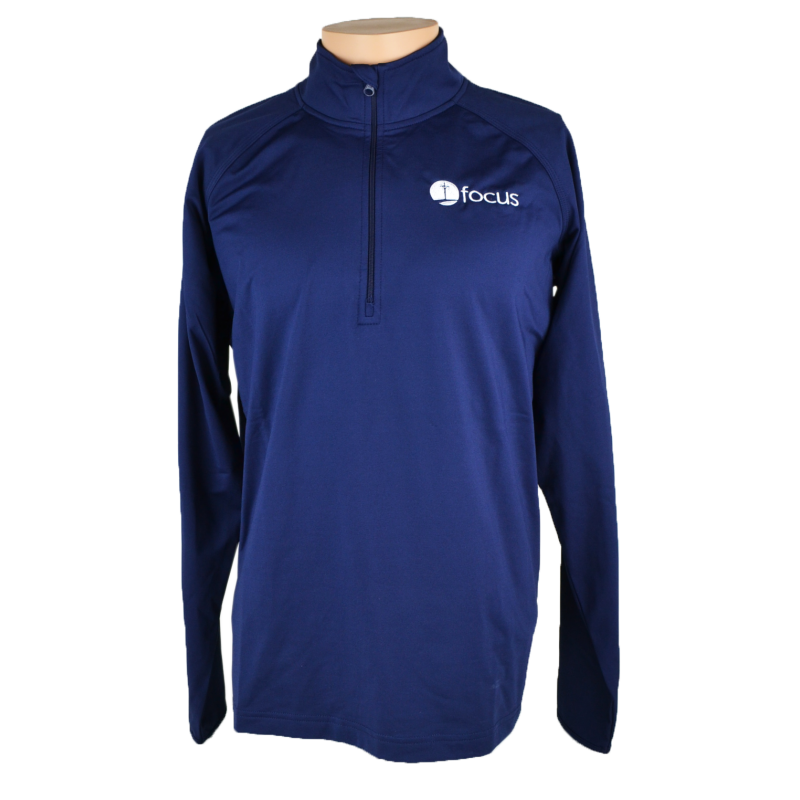 Men's Half Zip Pullover - Navy