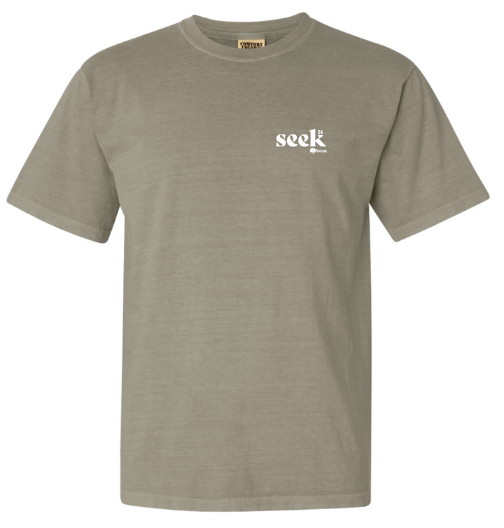 Viva Cristo Rey SEEK24 T Shirt - Sandstone