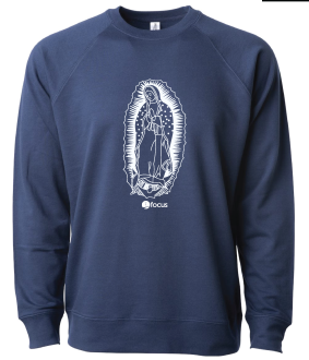 Our Lady of Guadalupe Crewneck Sweatshirt - Indigo
