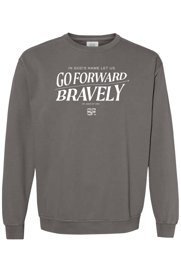 Go Forward Bravely Crewneck Sweatshirt