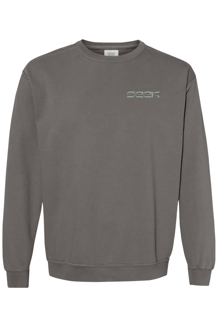 SEEK Week Mountains Sweatshirt, Comfort Colors