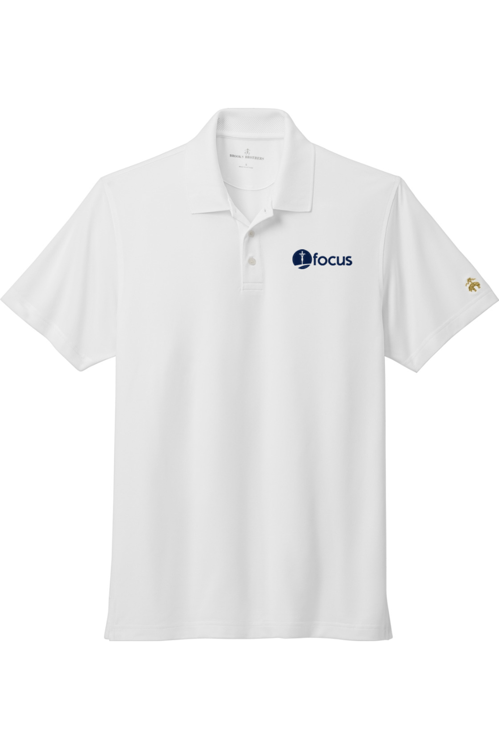 FOCUS Brooks Brothers MENS Mesh Pique Performance Polo
