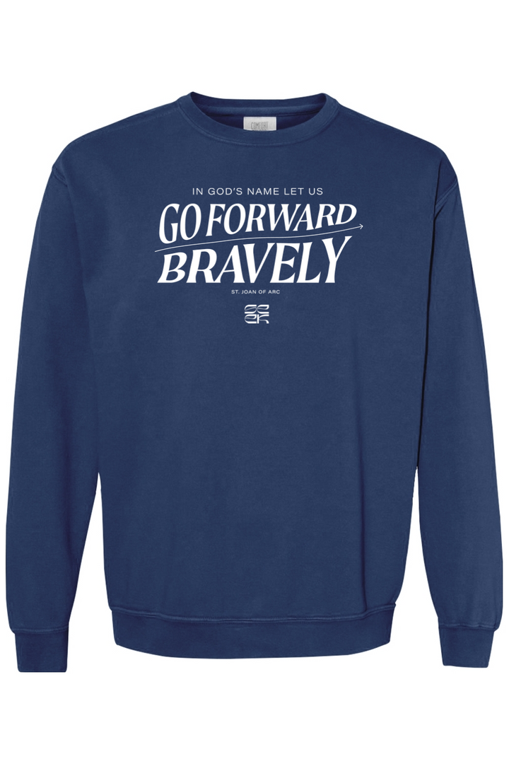 Go Forward Bravely Crewneck Sweatshirt