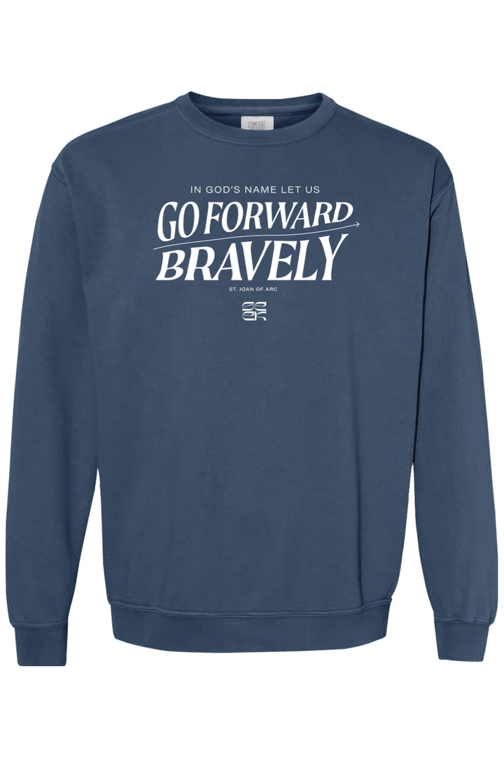 Go Forward Bravely Crewneck Sweatshirt