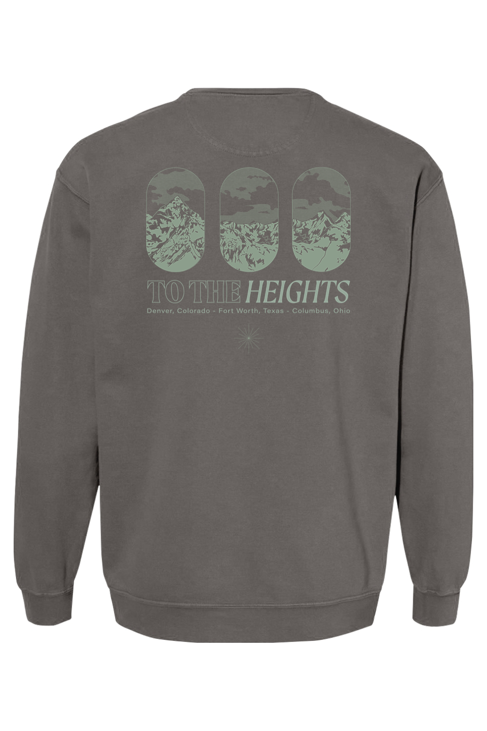 SEEK Week Mountains Sweatshirt, Comfort Colors